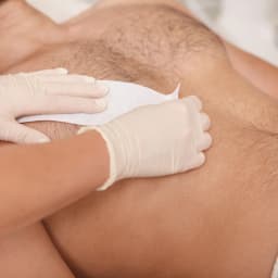Regular Chest and Stomach Waxing Spa Men