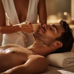 Sugar Full Body Scrub Salon Men