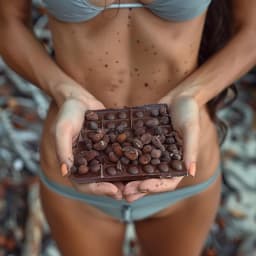 Chocolate Stomach Waxing