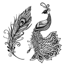 Peacock Motifs Mehendi